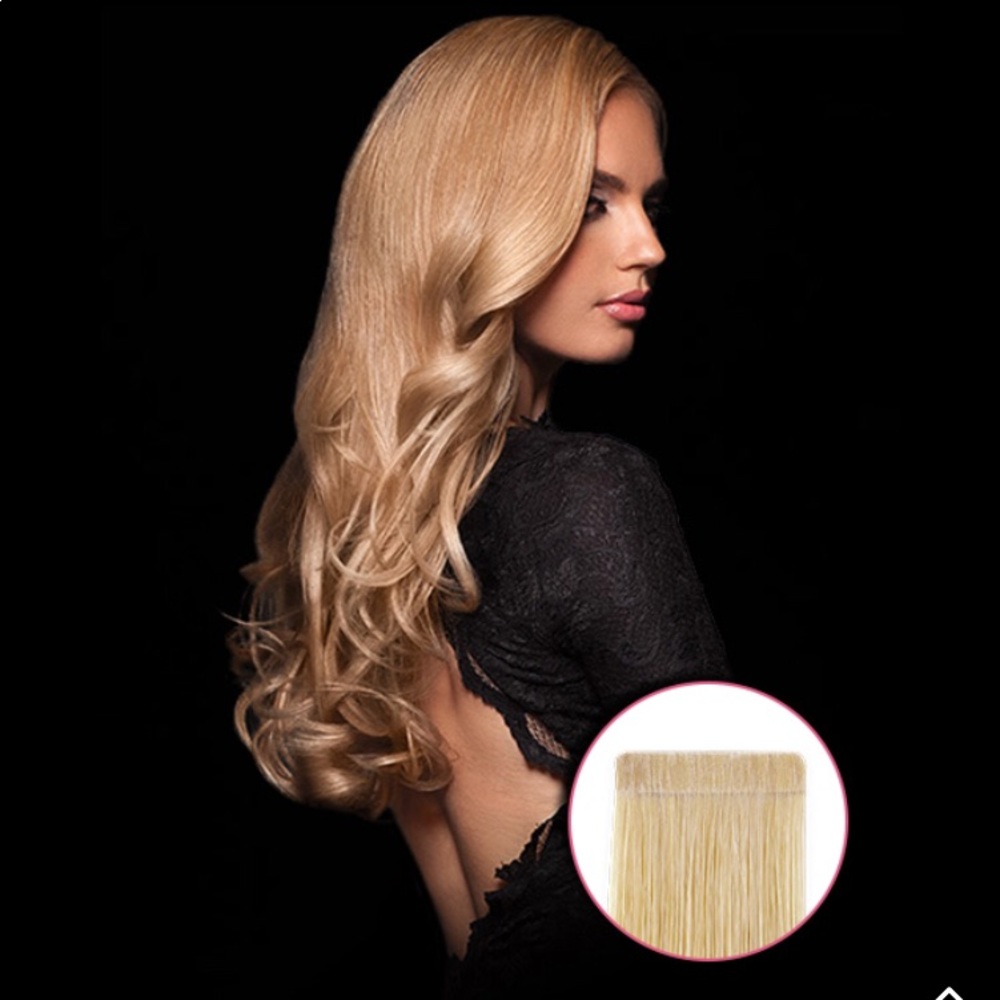 Black hot heads hair extensions 3 packs. 18”